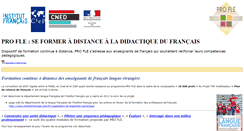 Desktop Screenshot of pro-fle.info