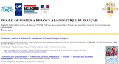 Desktop Screenshot of pro-fle.net