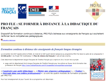 Tablet Screenshot of pro-fle.net